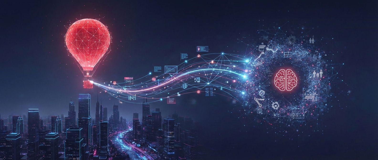 Red Balloon AI - אוטומציה ובינה מלאכותית לעסקים